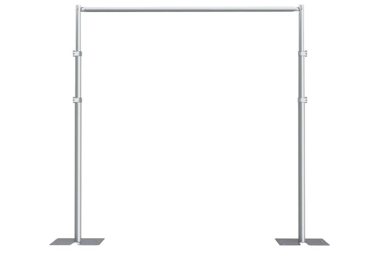 Pipe and drape display stand for rent
