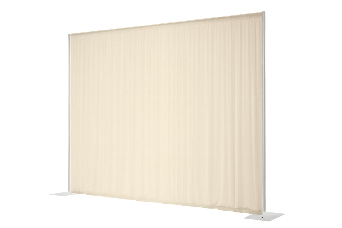 Off white beige pipe and drape panel