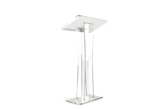 Clear Acrylic Podium Portable Lectern Stand Rental