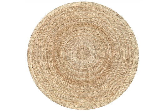 Hand Woven Jute Rug Rental 4 Foot Round