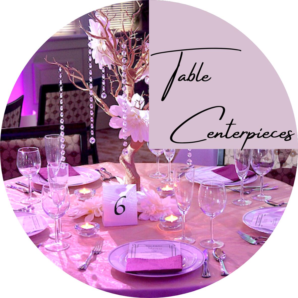 Table Centerpieces Rentals