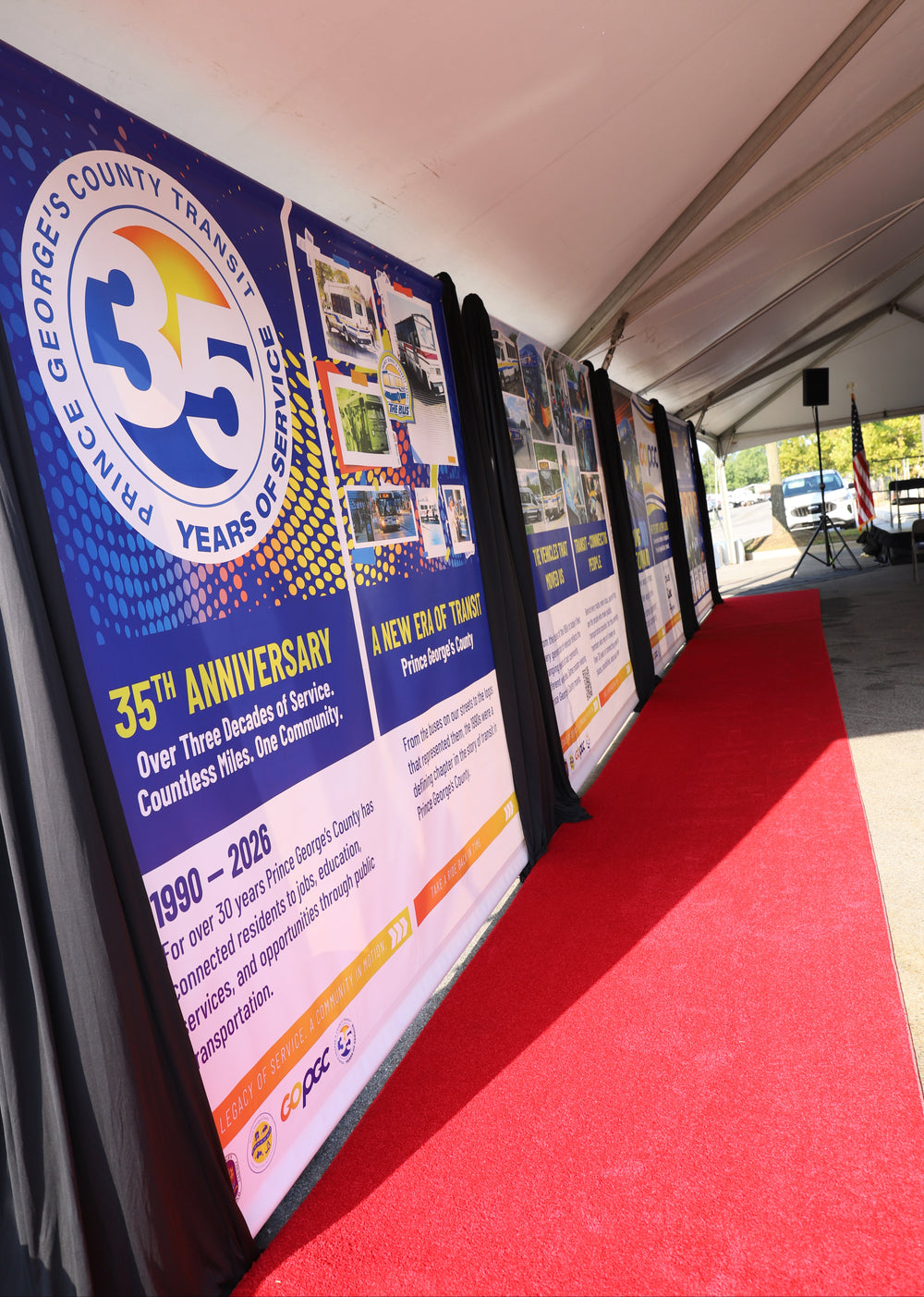 Historical walk for prince george's county red carpet event.