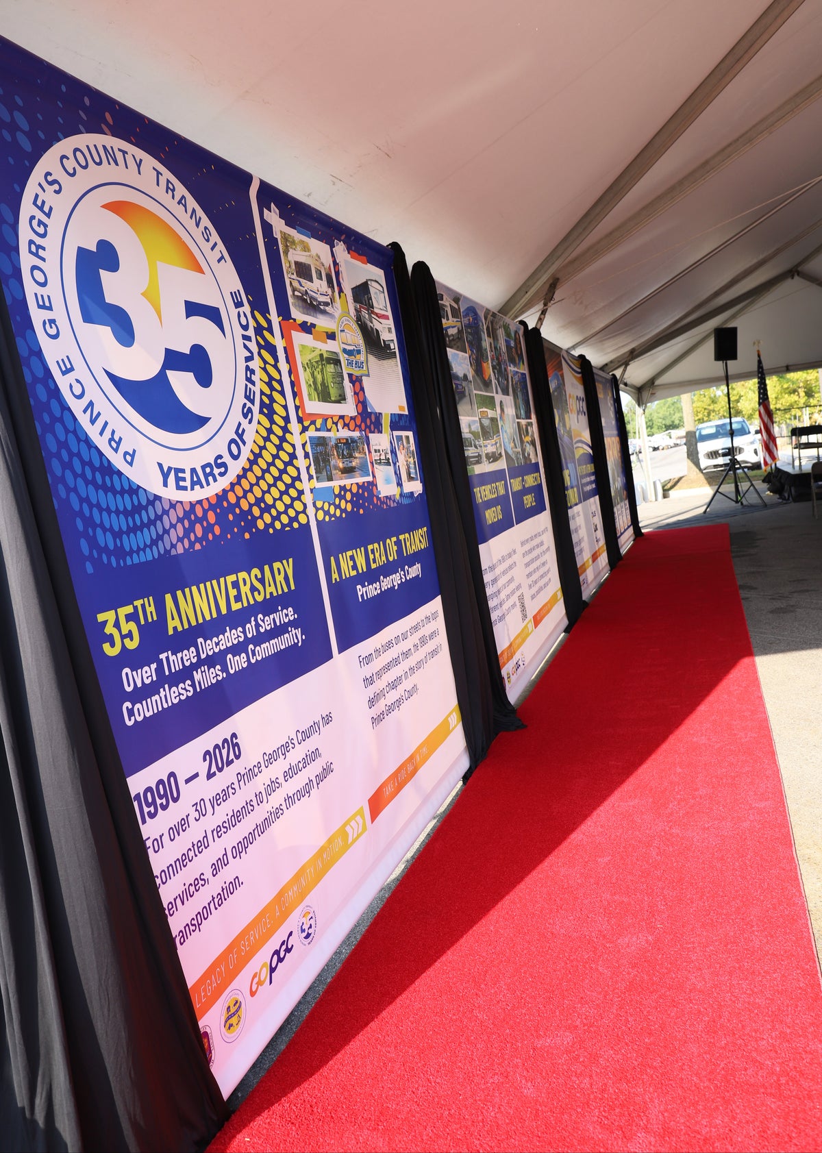 Historical walk for prince george's county red carpet event.
