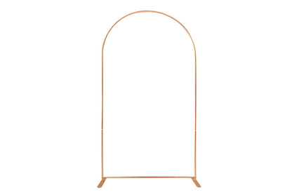 Gold 7'arch-shaped stand on a white background