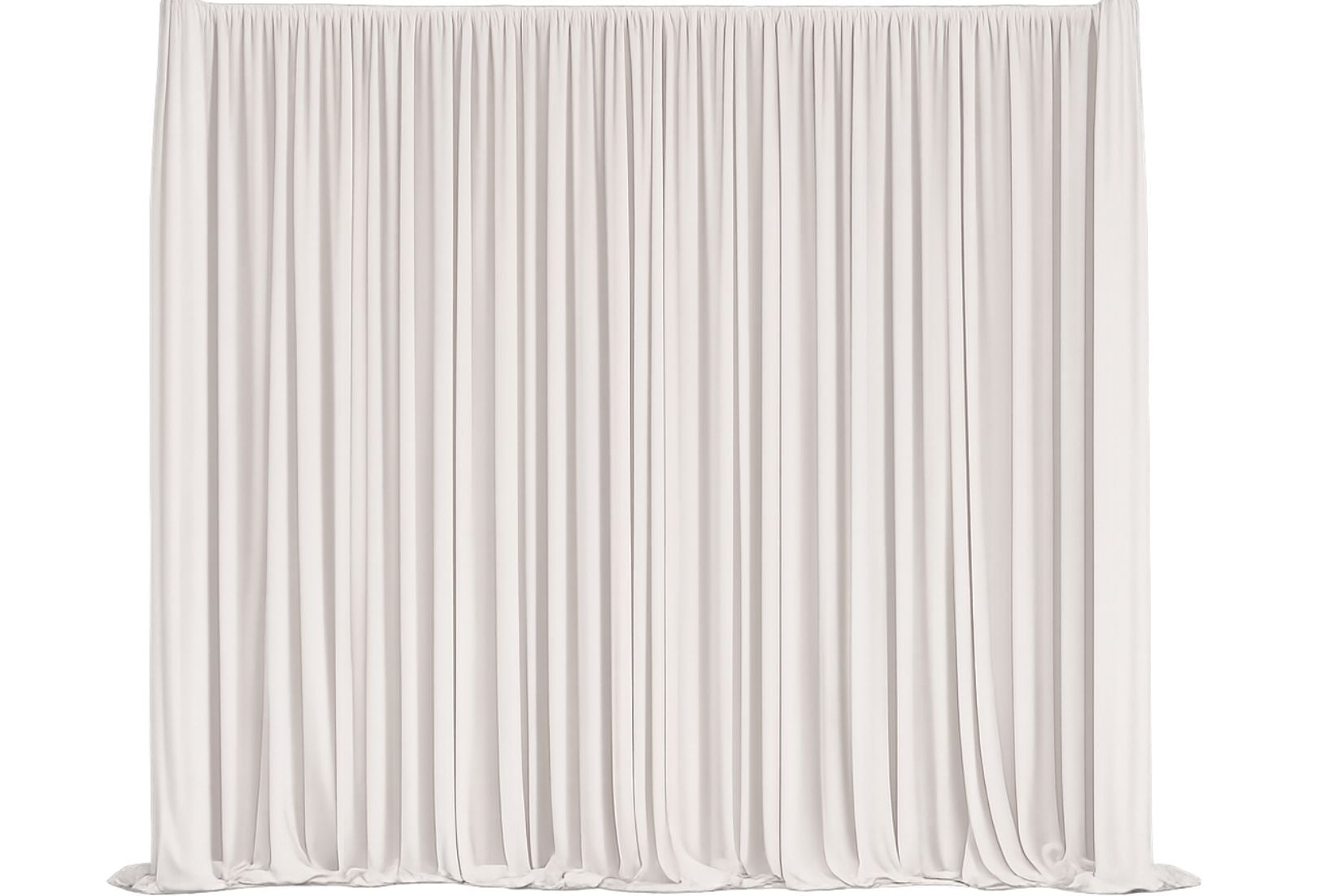Pipe and drape single panel for backdrop or sweetheart table rental.