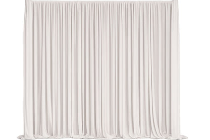 Pipe and drape single panel for backdrop or sweetheart table rental.