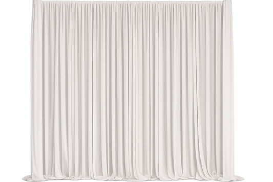 Pipe and drape single panel for backdrop or sweetheart table rental.