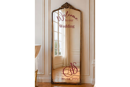 Golden Bronze Ornate Arch Selfie Mirror Rental